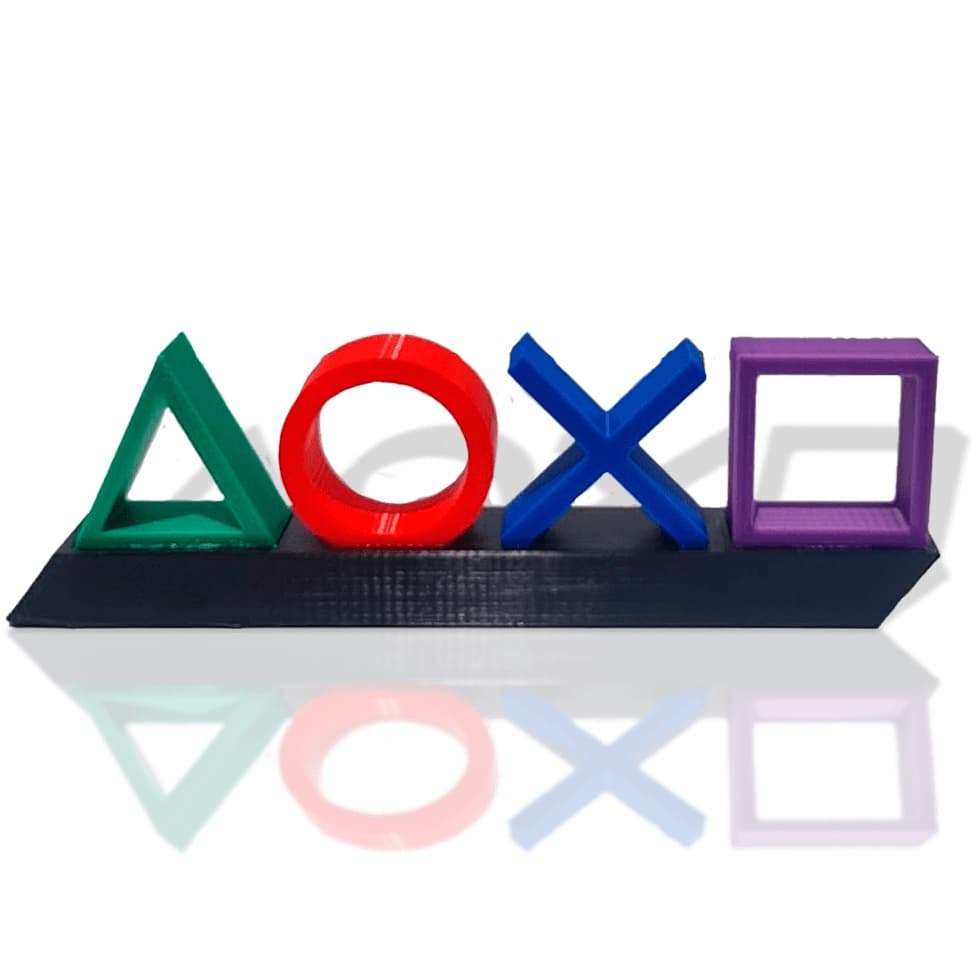 Logo Playstation Decoração Geek