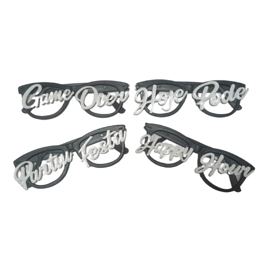 Óculos Para Festa Modelo Relevo New Have Sem Lente