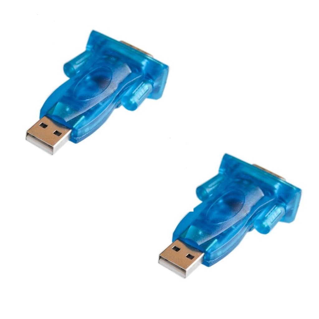 2X Adaptadores Usb 2.0 Serial Conversor Rs232 Db9