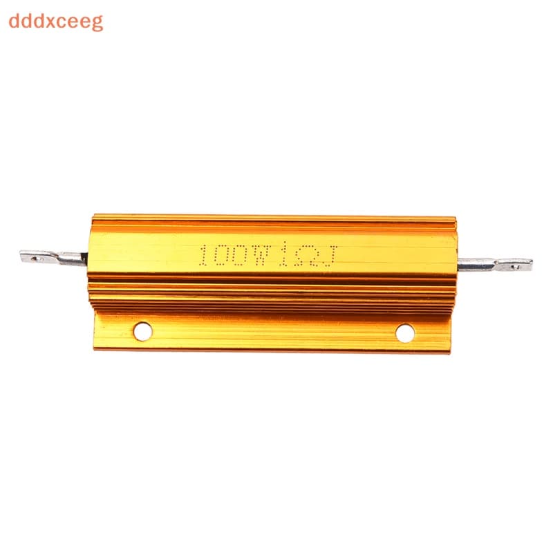 [dddxceeg] 1/2/4/8/10 Ohm 100W Watt Power Caixa De Alumínio Resistor Enrolado Novo