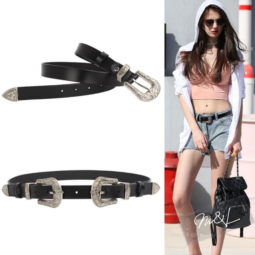Cinto duas fivelas, moda blogueiras , envio em até 24 hs!!!