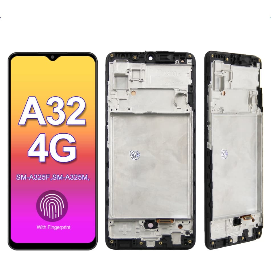 Premiun Amoled Frontal Display A32 4G Incell&Oled Tela Compativel A325 SM-A325F Oled Lcd Com Aro