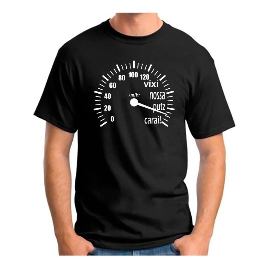 Camiseta Plus Size Meme Carro moto caminhão Velocímetro