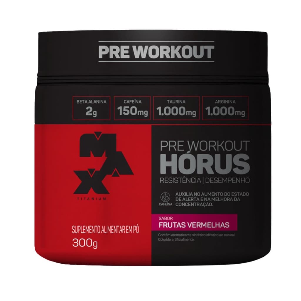 Pré Treino Horus - 300g - Max Titanium