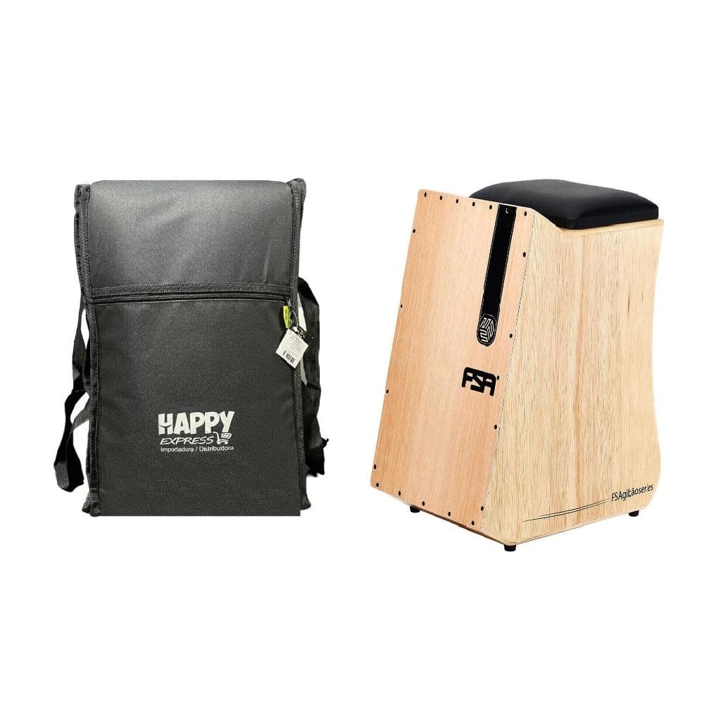 Cajon FSA Gibão Series FGB6500 Natural Elétrico c/ Capa