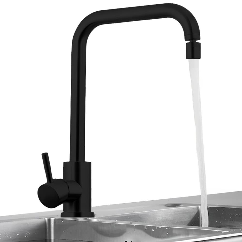 Torneira Gourmet Monocomando MisturadorCorpo Giratorio Bica Alta Slim Bico Aerador Para Cozinha