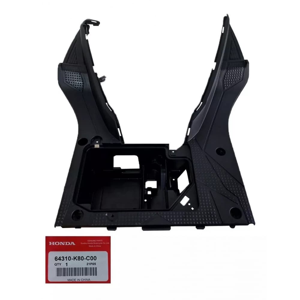 Assoalho Piso Inferior Honda Elite 125 2019 2020 2021 2022 2023 Original Honda Preto