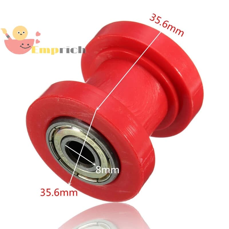 EMCH > 1 Peça 8mm 10mm Rolo De Corrente Deslizante Tensor Guia De Roda Pit Dirt Bike Moto Novo