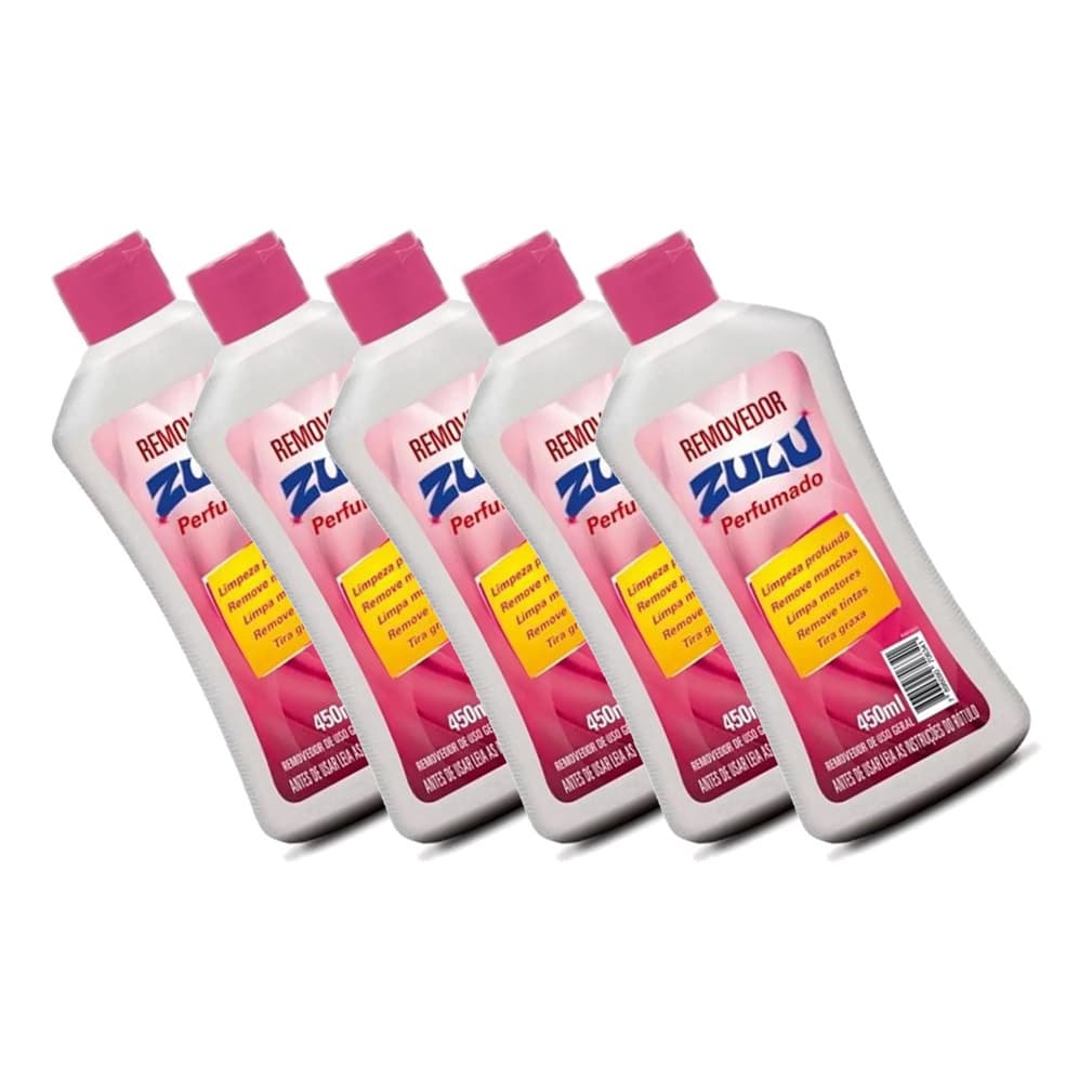 Removedor Zulu Perfumado 450ml Kit 5