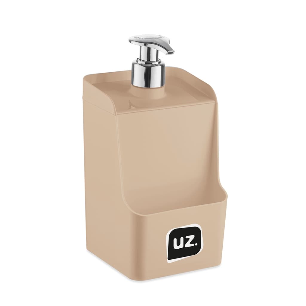Dispenser Sabão 2x1 Detergente Suporte Porta Bucha Esponja