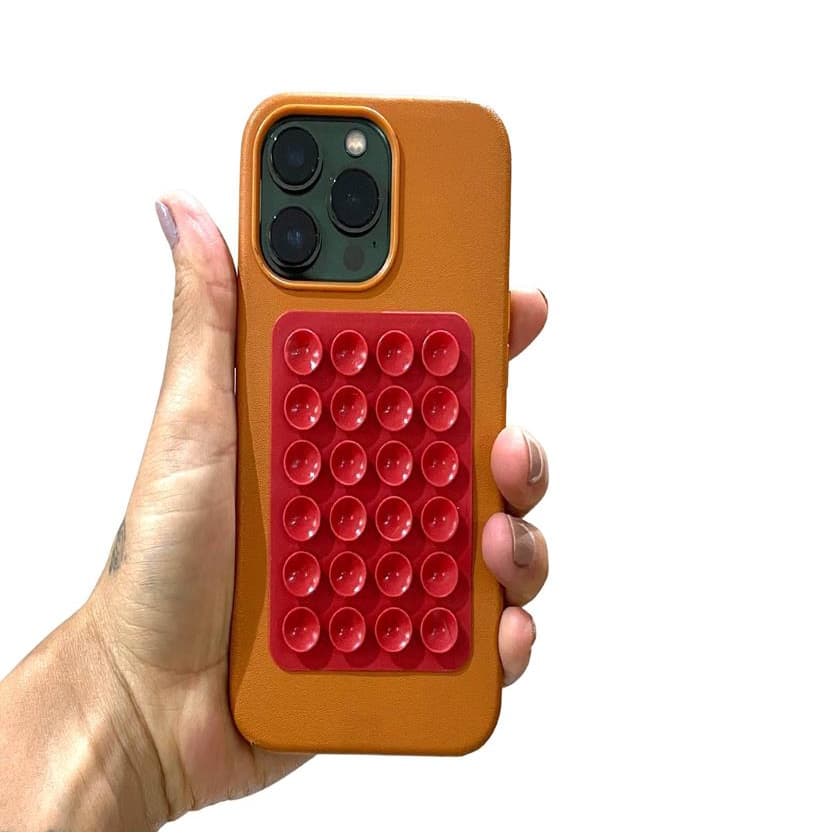 Ventosa Celular Suporte Case Tiktok Viral For Creators Red