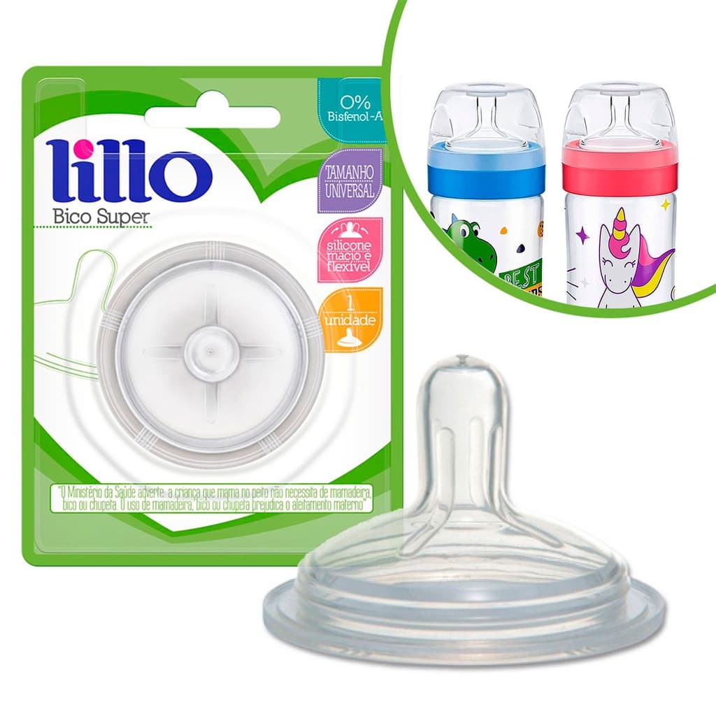Bico Refil Lillo para Mamadeira Evolution