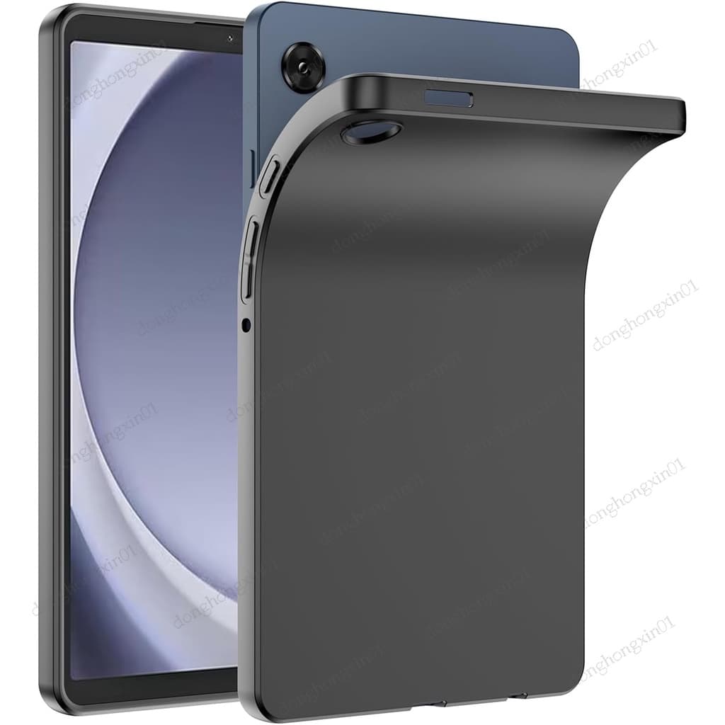 Para Samsung Galaxy Tab A11 8.7'Capa Tablet A11 Plus A11 + 2025 Design Fino Protetora De Silicone Macio Preta A9 A9 A9 +