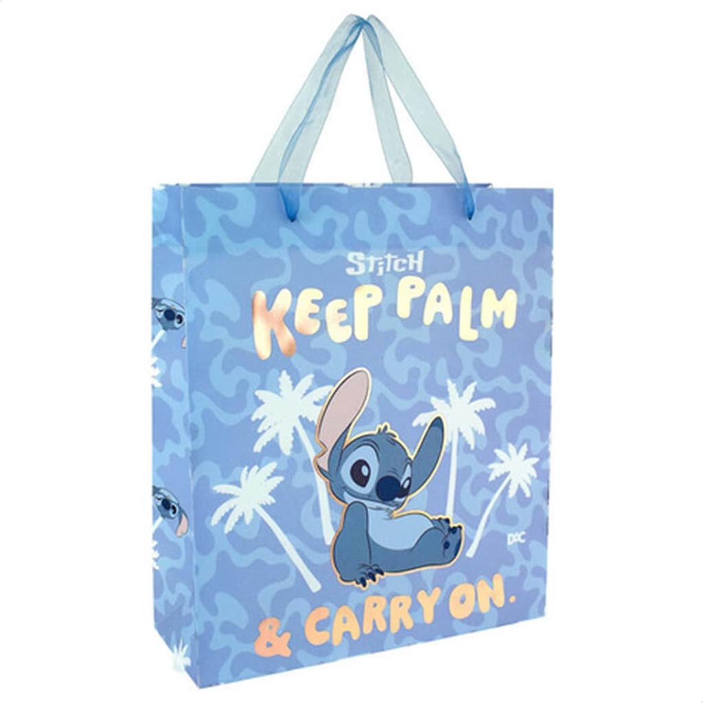 Sacola Presente Personagem Stitch Decorativa Embalagem