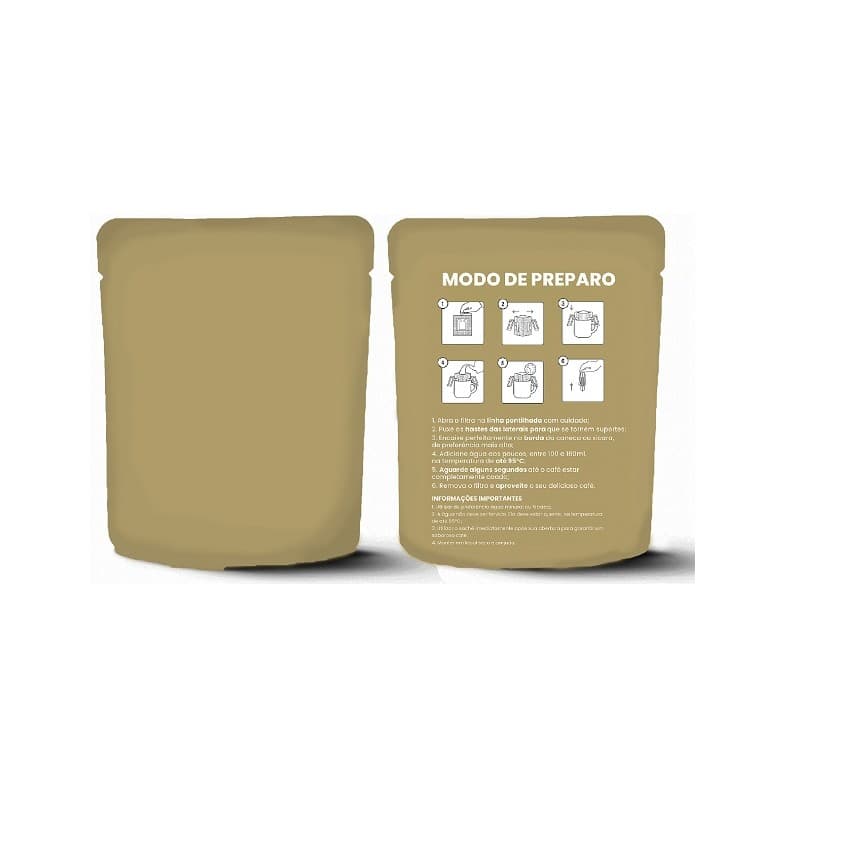 Drip Bag Premium FlowPack 100un/pct -Cappuccino -ILoveCoffee