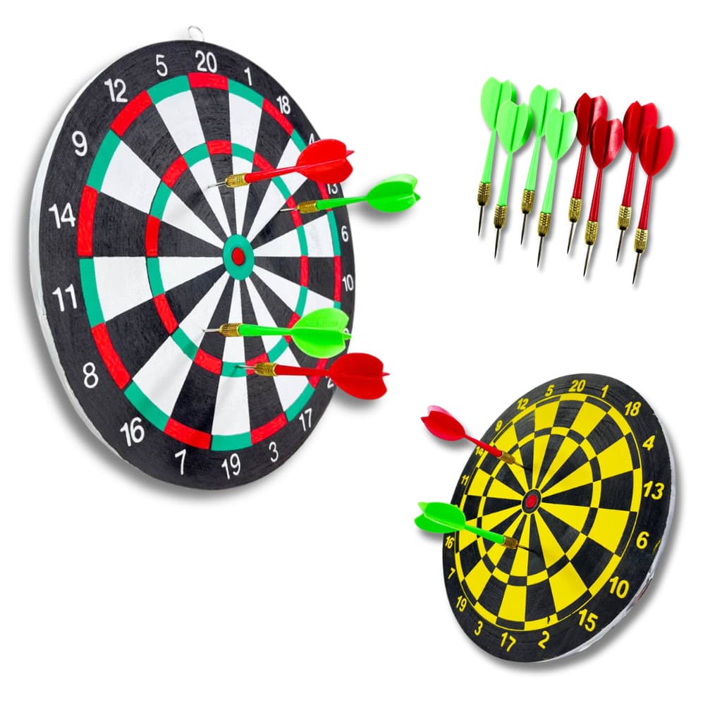 Jogo De Dardos Profissional Grande Tiro ao Alvo Dupla Face