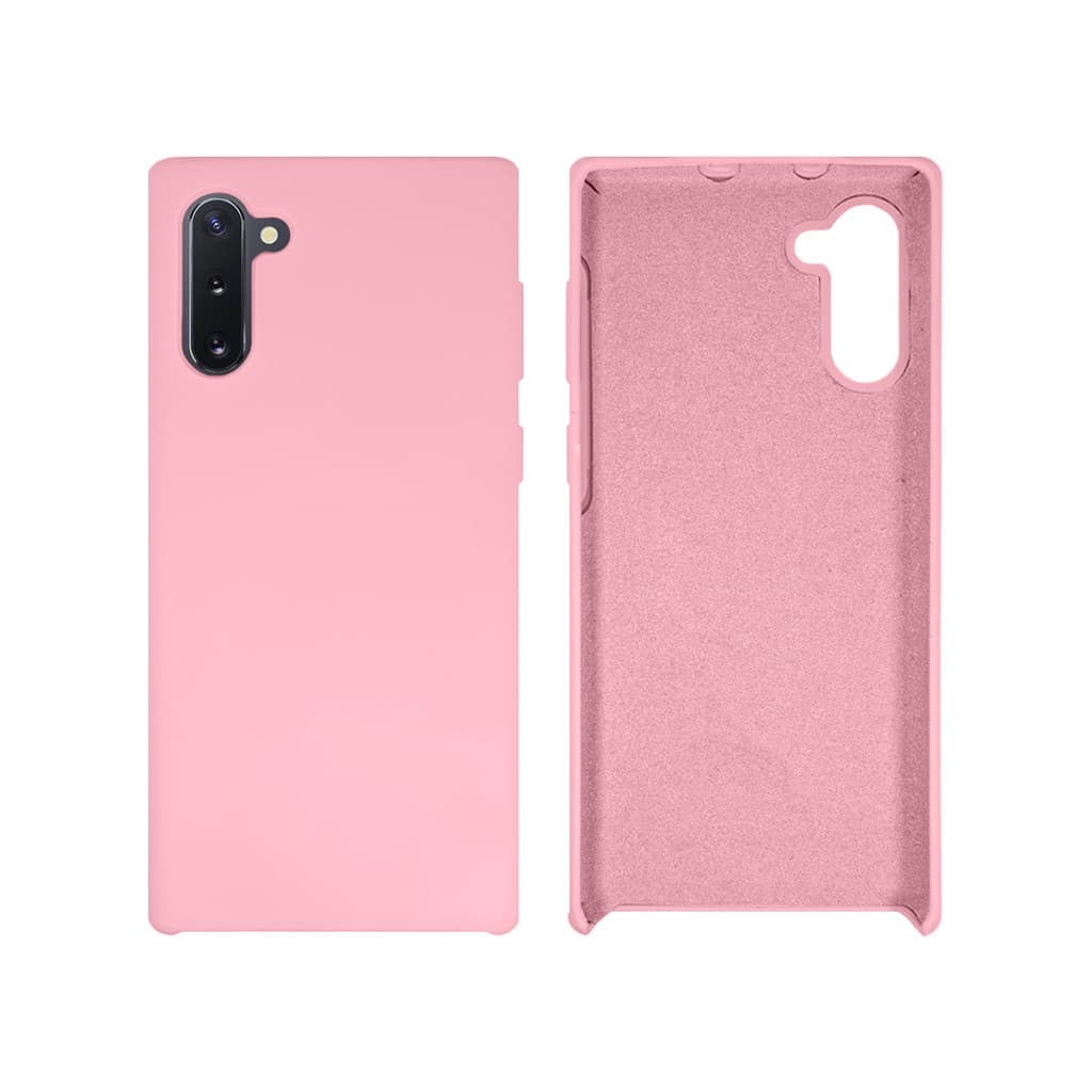 Capinha Para Galaxy Note 10 Normal Em Silicone Aveludado