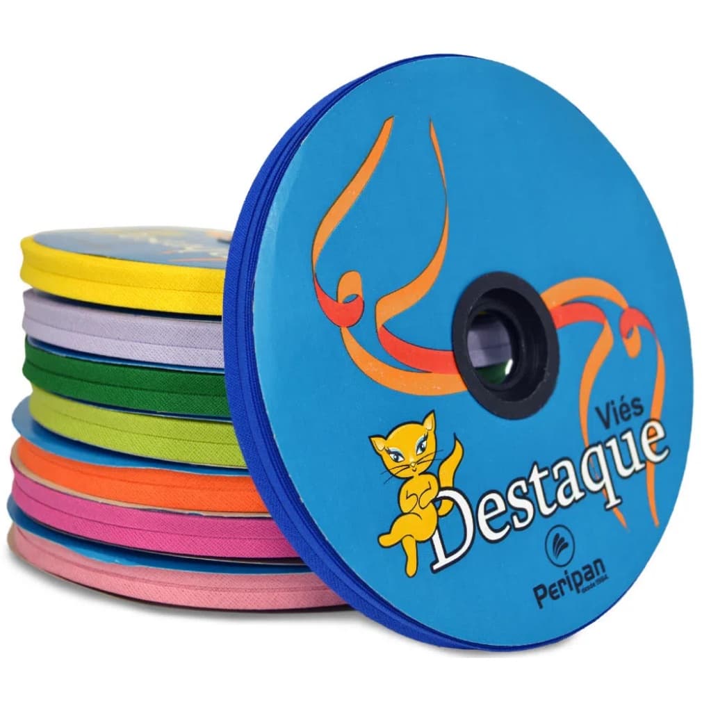 Viés de Algodão - Destaque - 12mm x 50m*