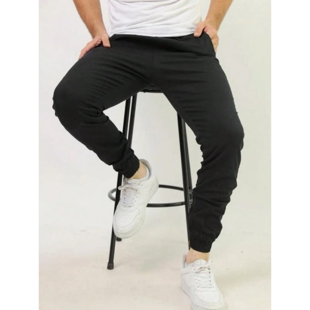 Calça jogger masculina com punho linha premium Coleção 2023