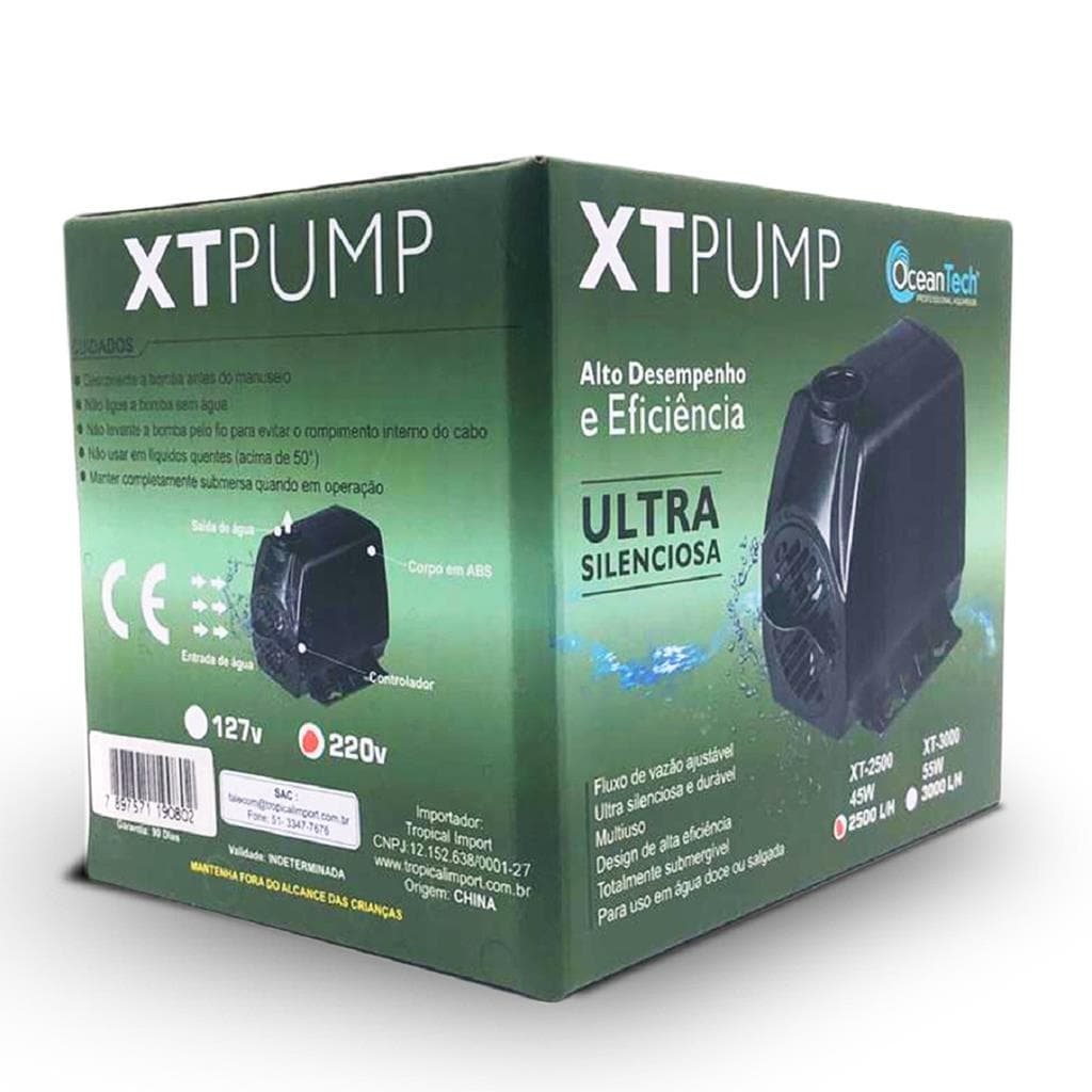 BOMBA SUBMERSA OCEAN TECH XT 2500 - 45W 2500L/H