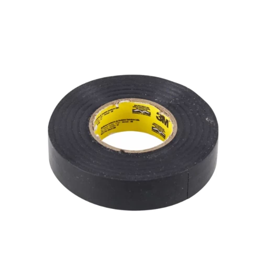 Fita adesiva isolante 19mmx20m 3m scotch preta