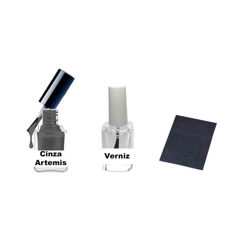 Tinta Retoque Tira Risco Carro Chevrolet - Cinza Artemis