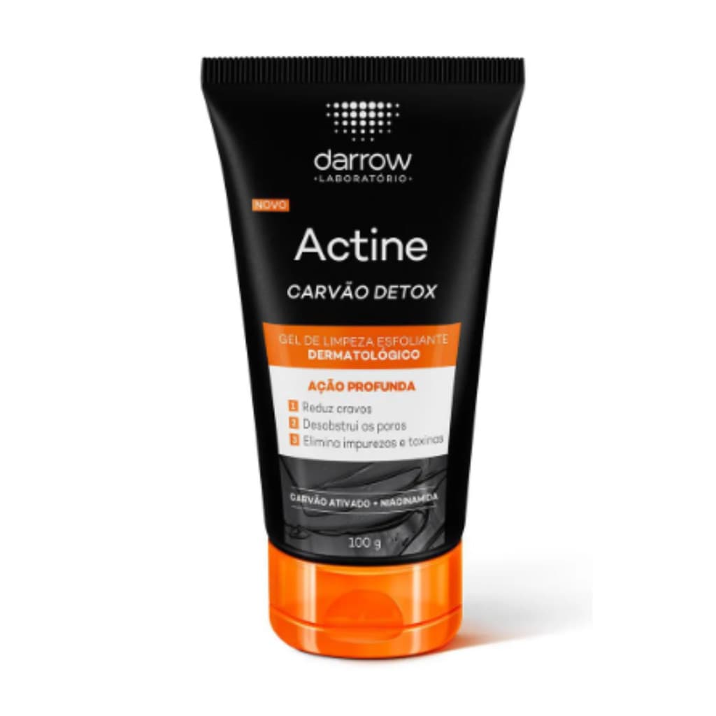 Actine Gel Para Limpeza Esfol. C/ Carvão+Niacinamida  100g