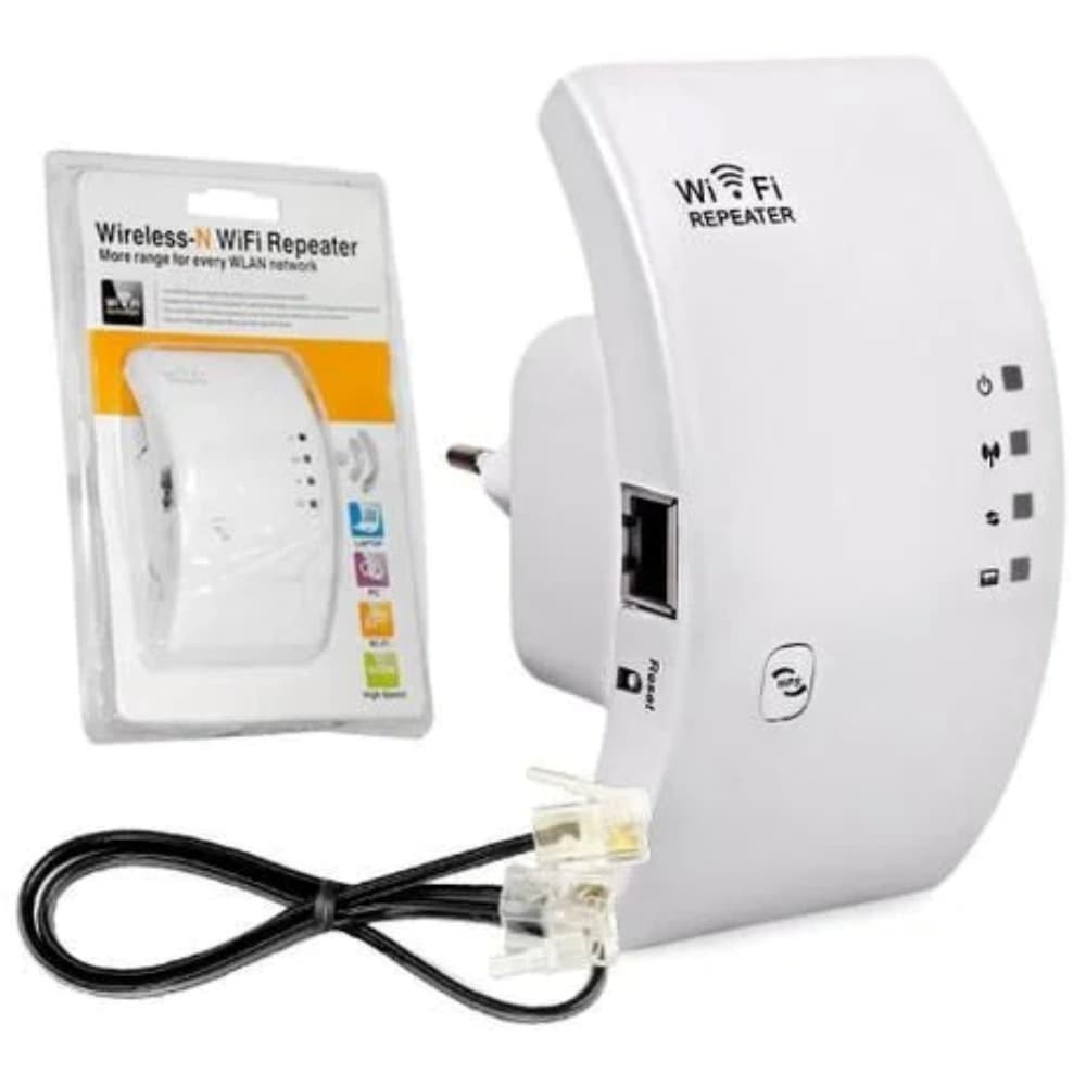 Repetidor Wifi Extensor Amplificador Expansor Roteador Tomada Sinal Internet Wireless Bivolt