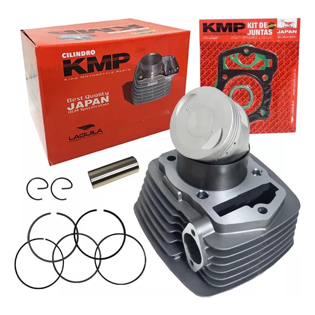Kit Cilindro Motor Completo Xr200 1993/2001 Cbx200 1993/2003 Nx200 1994/2001 Kmp