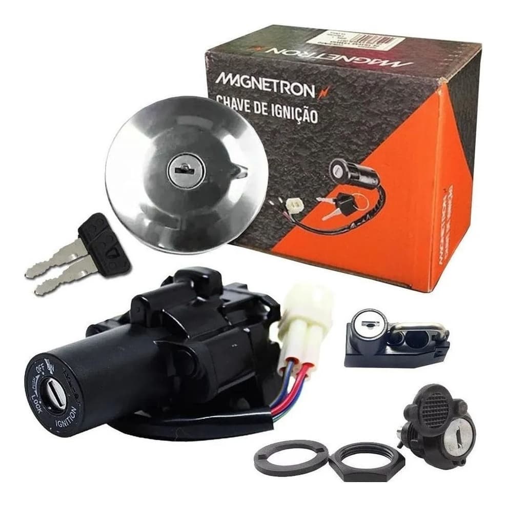 Kit Chave Ignição Lander 250 2009 Contato Yamaha Magnetron