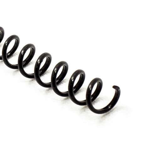 Espiral para encadernação Preto 07mm para 25 folhas 100un