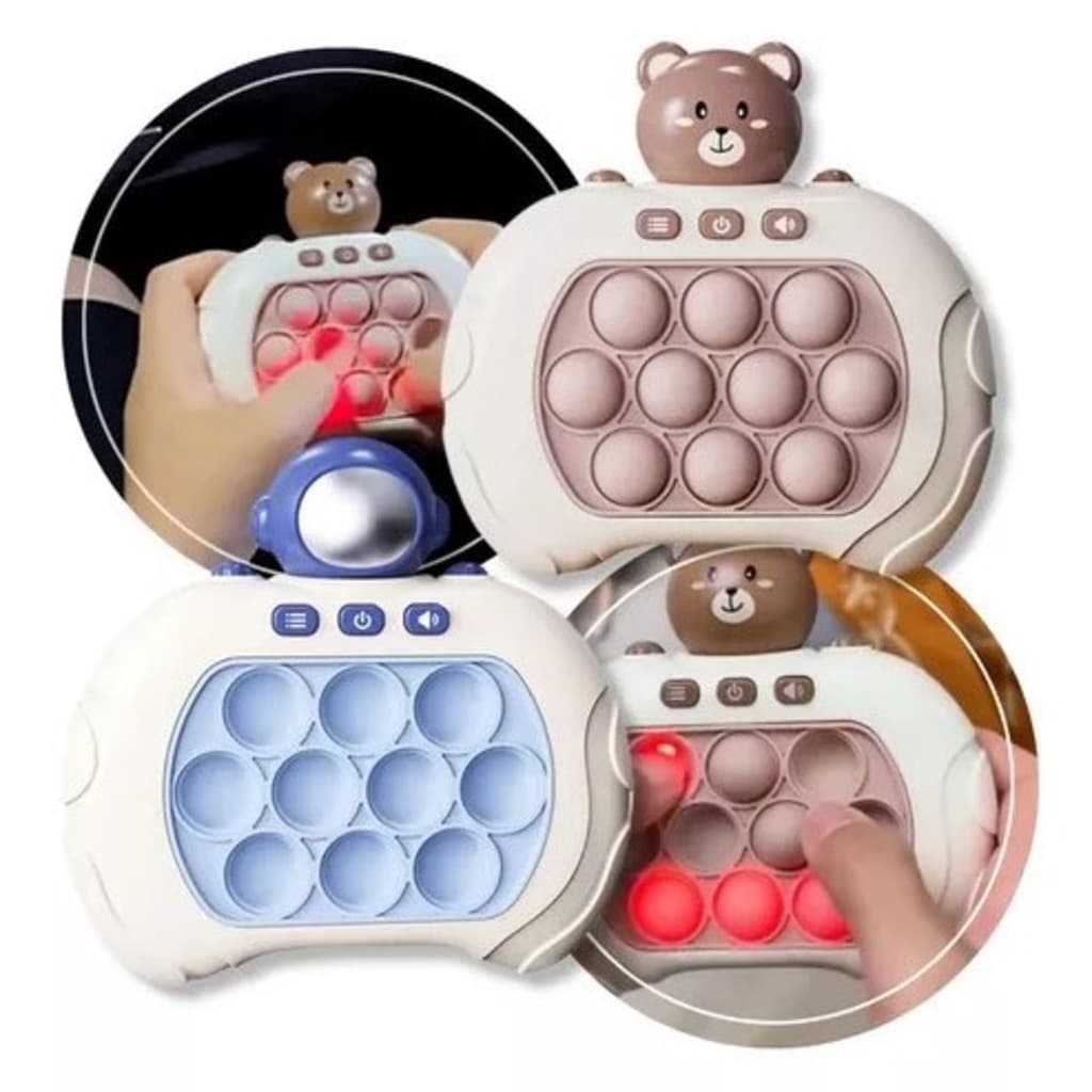 Mini Quick Push Game Machine Pop IT Bubble Console De Jogo Competitivo Fidget Toys For Kids Stress