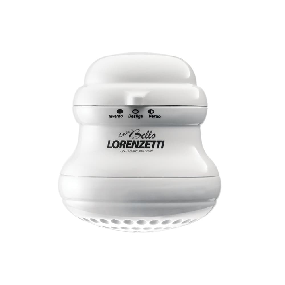 LXC DUCHA LOREN BELLO BRANCO C/ CANO 220V 5500W LORENZETTI