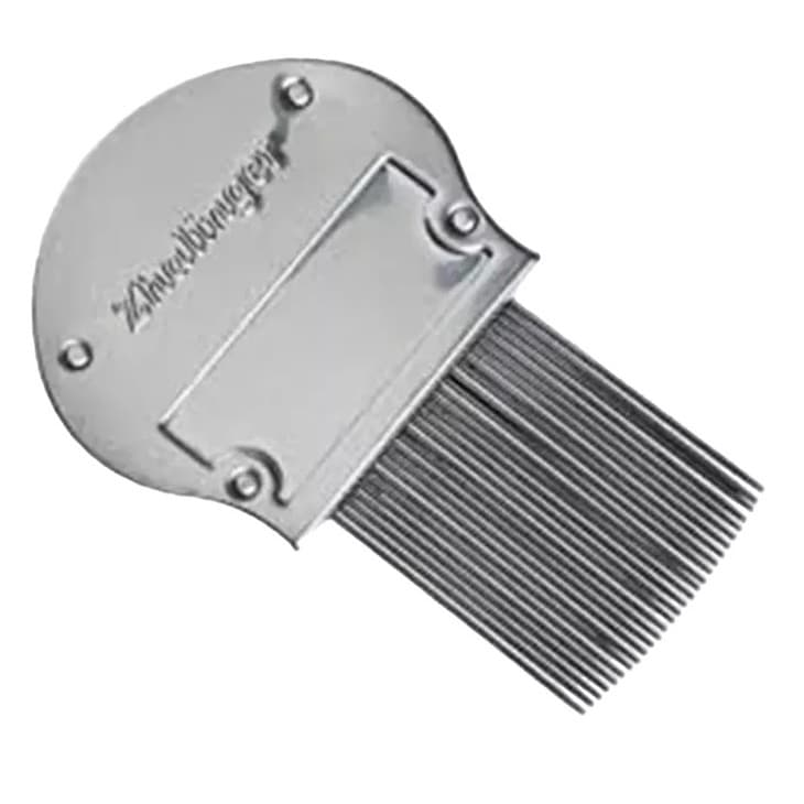 Pente Fino De Aço Inox - Remove Piolho E Lêndeas Sem Dor
