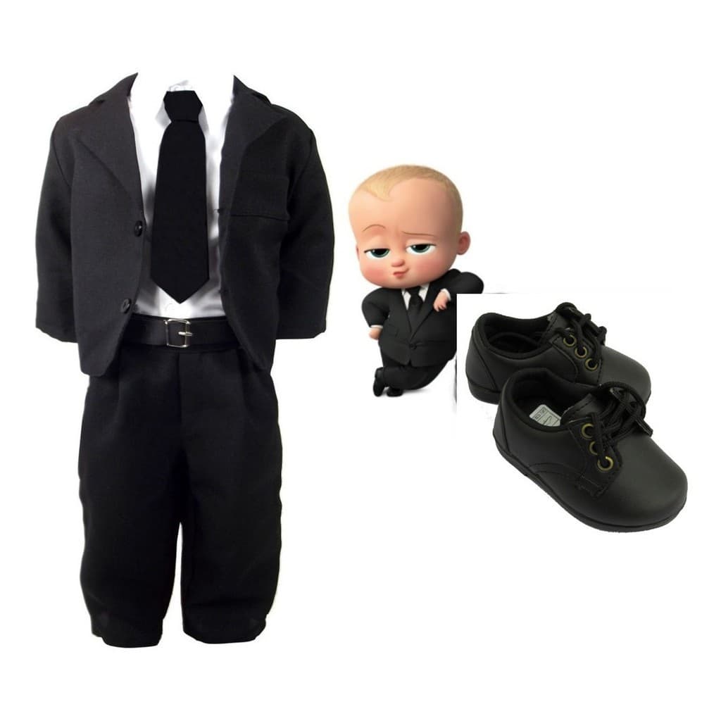 Terno Social Conjunto Infantil Bebe Tema festa Poderoso Chefinho P ao 8