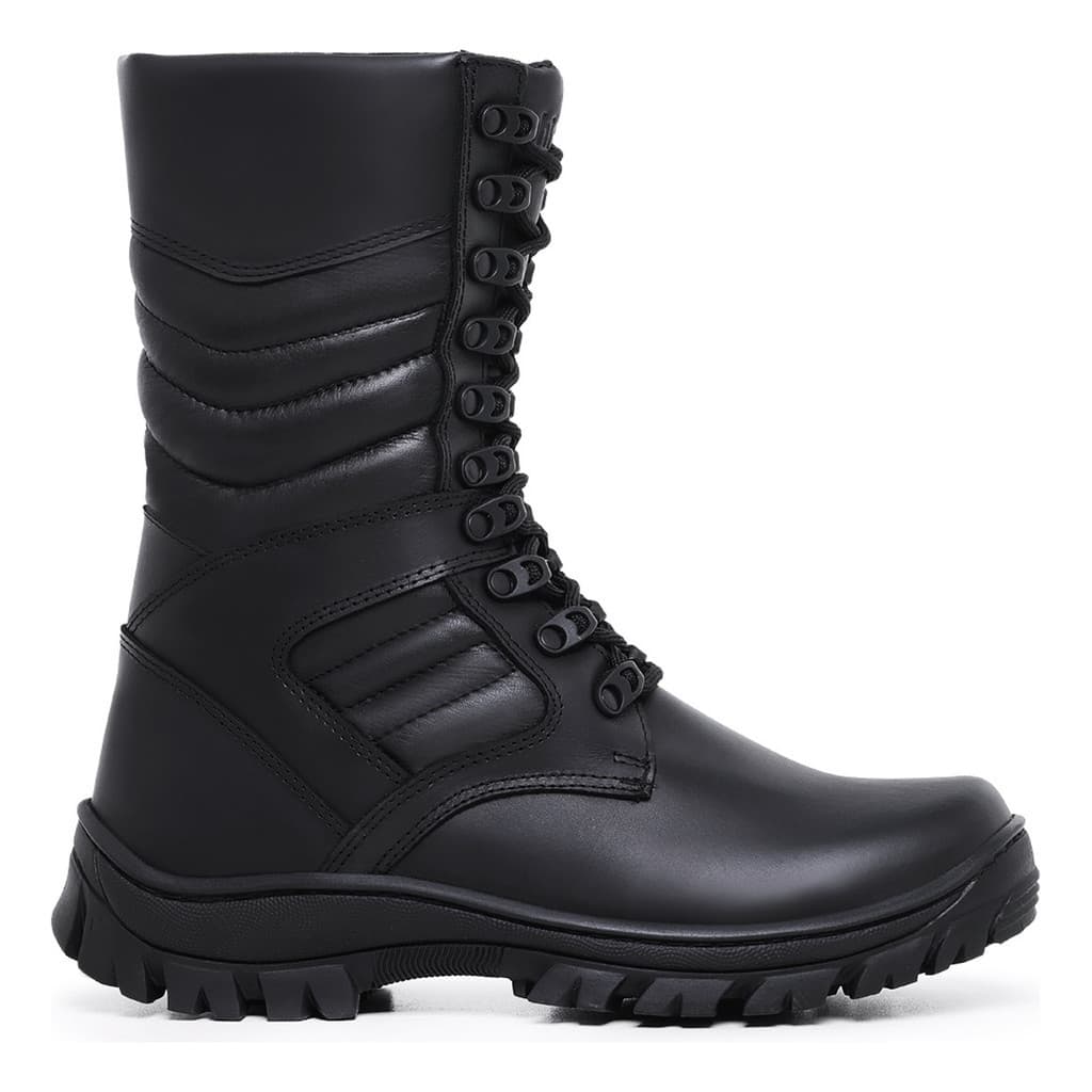 Coturno Masculino Cano Médio Para Militar Motociclista 1000