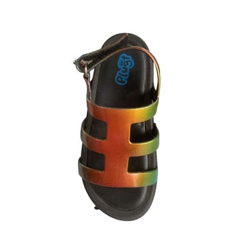 Sandalia Infantil Feminina Mini bizz Fantazia colorida 21/22