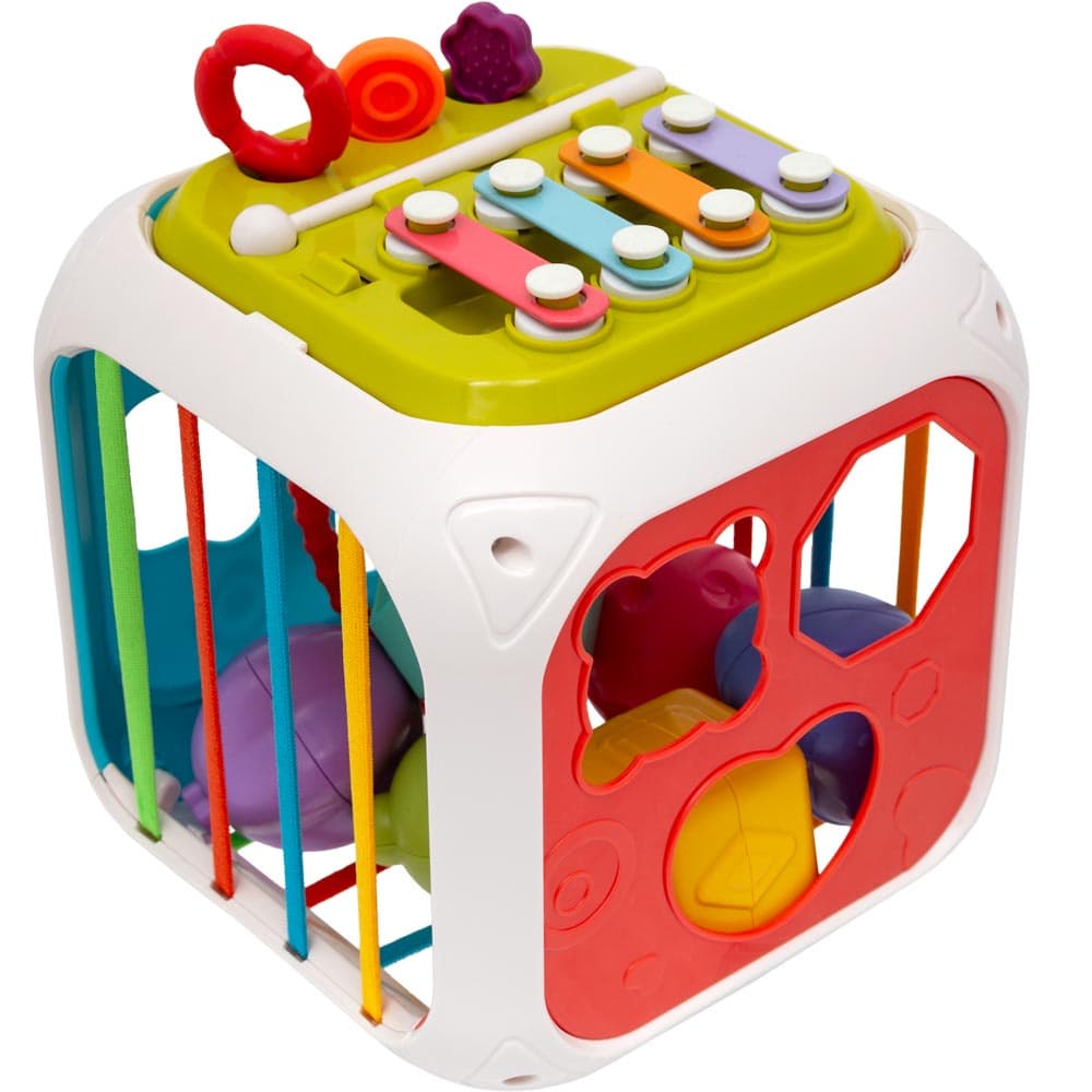 Brinquedo Interativo E Didático Cubo Multiatividades Buba