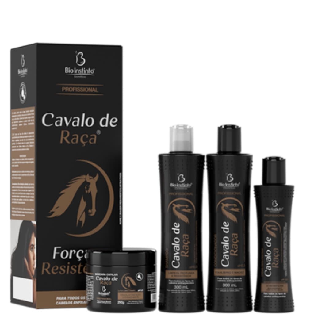 kit cavalo de Raça bio instinto Força e resistencia