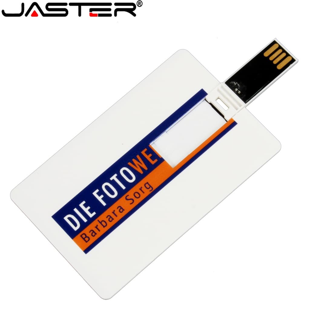 JASTER Logotipo Personalizado Gratuito 128 Mb 512 2 Gb 4 8 16 PenDrive Presente Comercial/USB Flash Drive Cartão Bancári