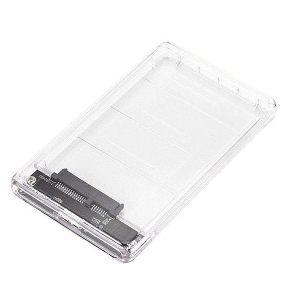 CASE PARA HD SATA 2.5 EXTERNO USB 3.0 TRANSPARENTE F3 CS-U3T