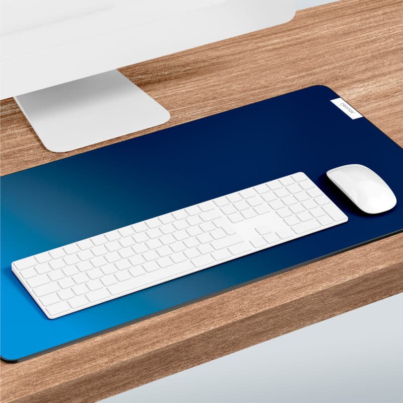 Desk Pad em Tecido Impermeável Azul OFDP01BL Geonav