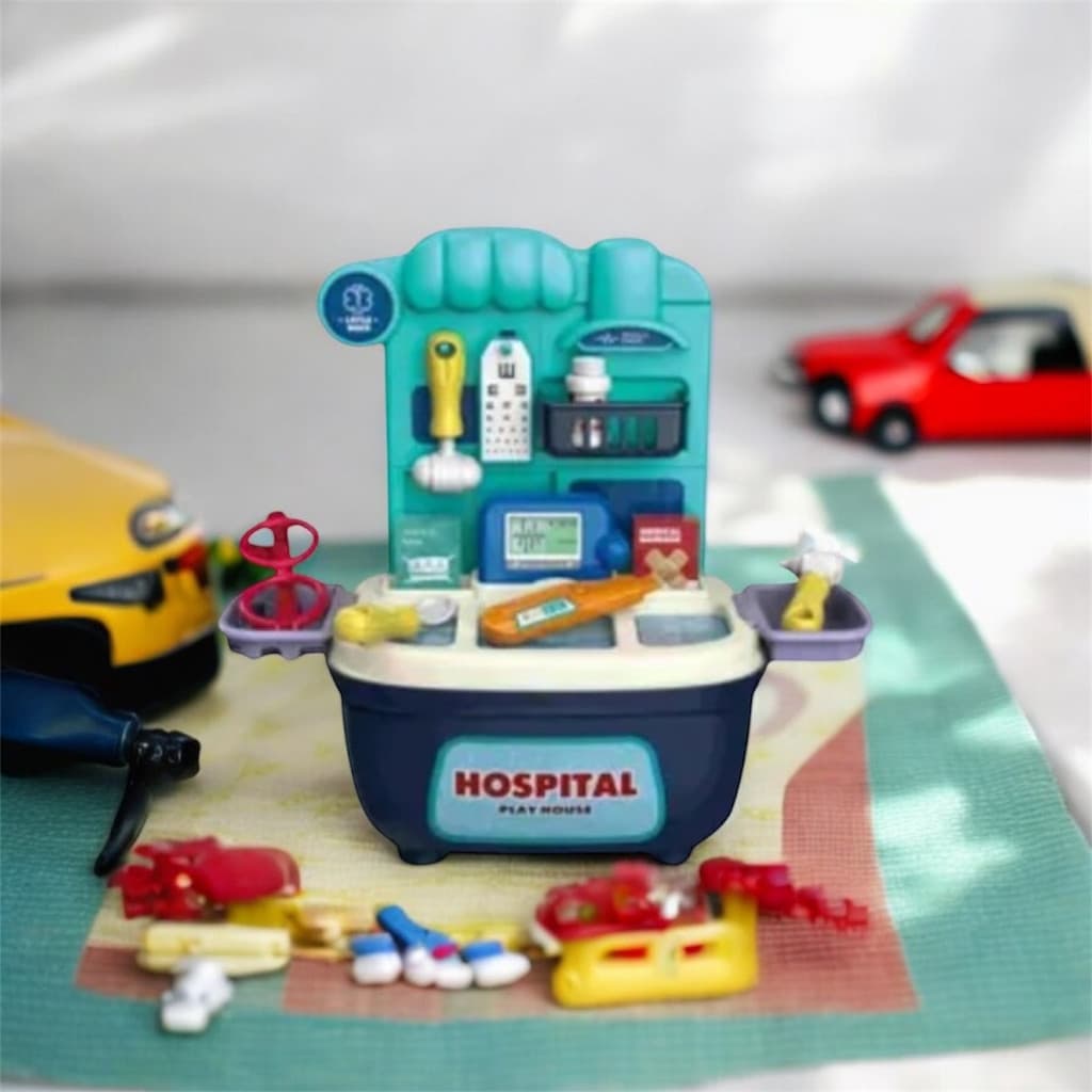 Brinquedo kit Infantil Maleta de Médico doutor brincar Com Acessórios