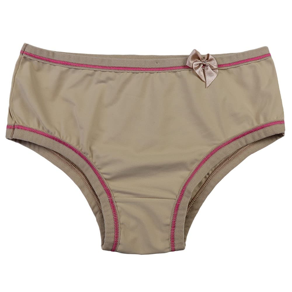 Kit 4 calcinha infantil poliamida para menina calcinha com laço forro de algodão