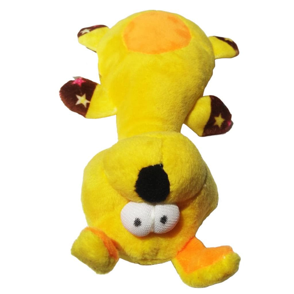 Brinquedo Mordedor Pet de Pelucia 20cm com Apito Sonoro para Cachorro Adulto ou Filhote