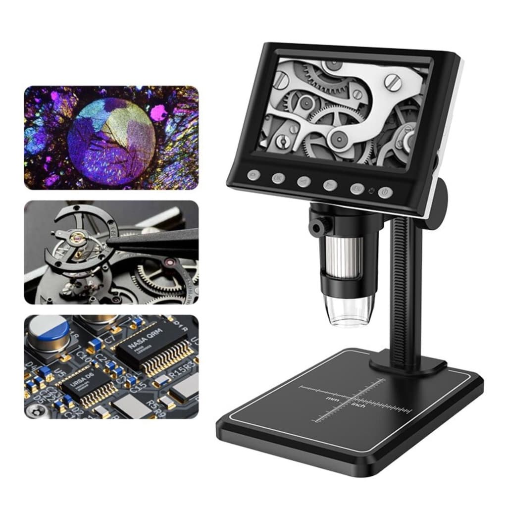 Microscópio Eletrônico Digital Display LCD 4,3 Zoom 1000X