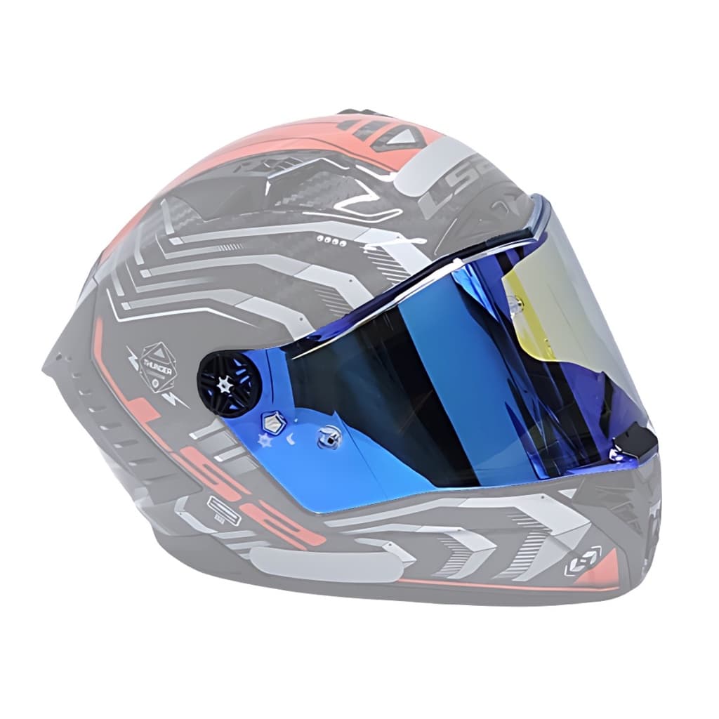 Viseira Capacete Ls2 Thunder Ff805 Revo Azul Light Dia Noite