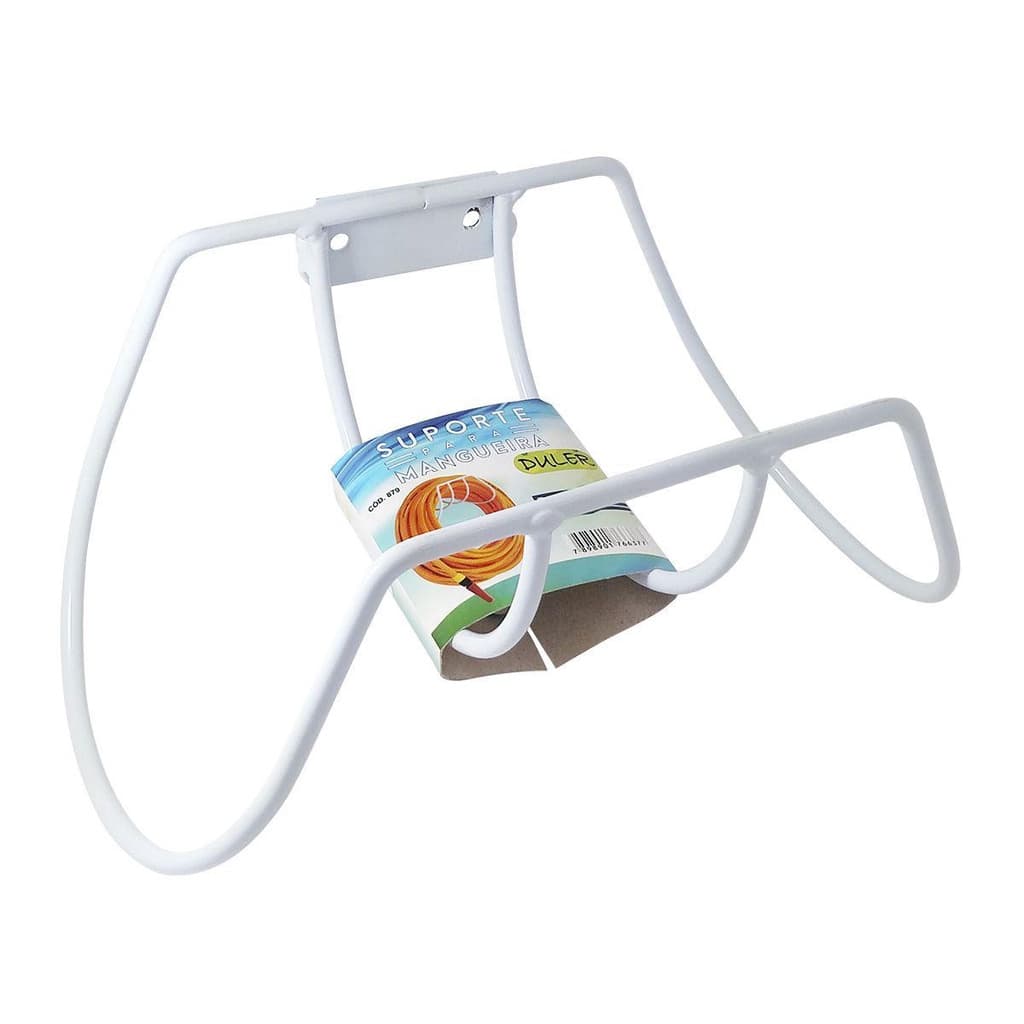 Suporte Enrolador De Mangueira De Jardim Parede Branco 879