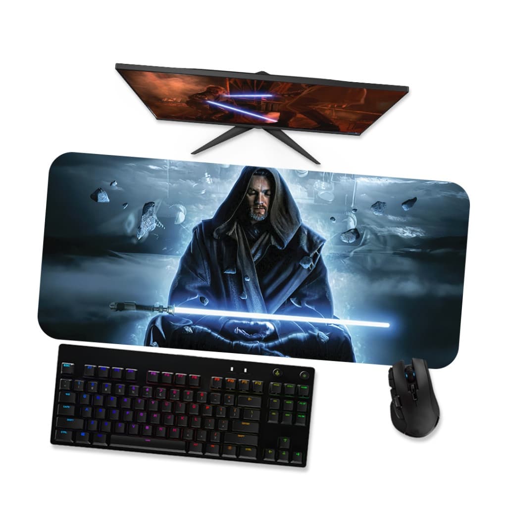 Mouse Pad Gamer Grande  Obi Wan Kenobi 2  90x40 80x40 60x40 70x30 45x40