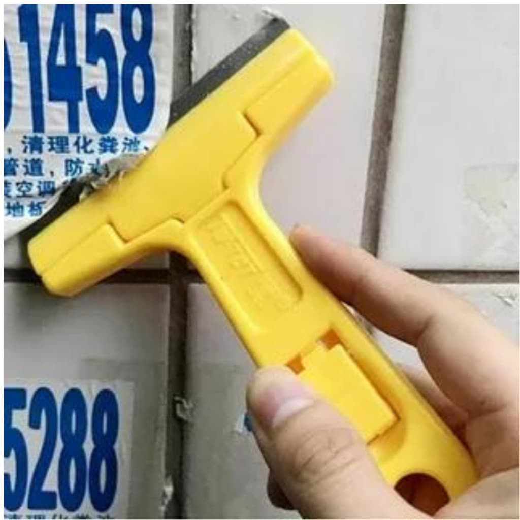 Raspador de Vidro de Box Adesivo Banheiro Tintas Azulejo 10 Laminas